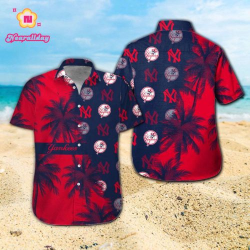 Official New York Yankees Hawaiian Shirt #8 - Limited Edition