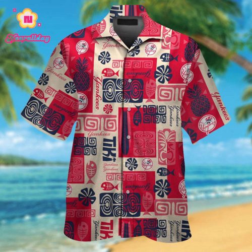 New York Yankees Hawaiian Shirt #9 - Official MLB Merchandise