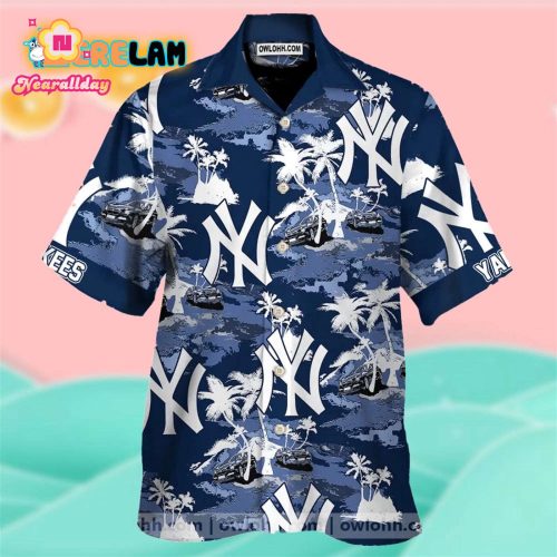 Official New York Yankees Tommy Bahama Hawaiian Shirt - Limited Edition