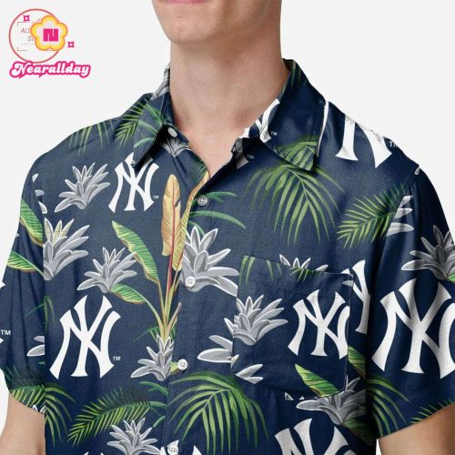 New York Yankees Victory Vacay Hawaiian Shirt - Official MLB Apparel