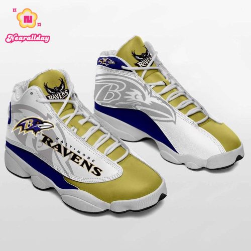 NFL Baltimore Ravens Air Jordan 13 Shoes V2