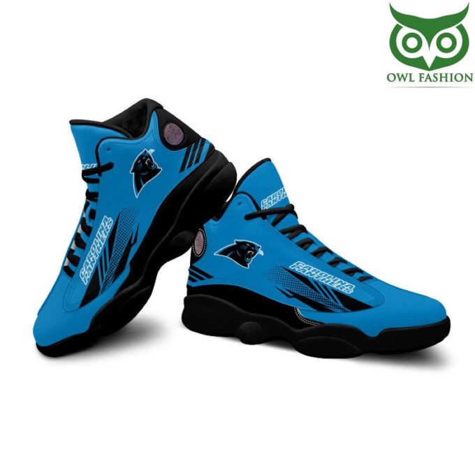 NFL Carolina Panthers Blue Black Air Jordan 13 Shoes
