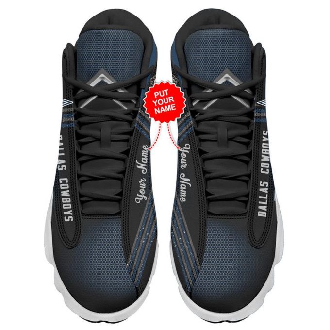 NFL Dallas Cowboys Custom Name Special Hexa Logo Air Jordan 13 Shoes