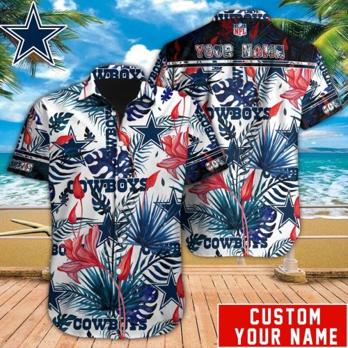 NFL Dallas Cowboys Hawaiian Shirts Special Hawaiian Design Button