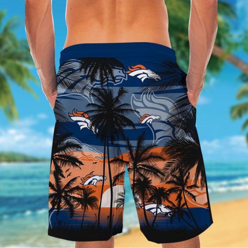 Nfl Denver Broncos Tropical Hawaiian Shirt