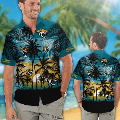 Nfl Jacksonville Jaguars Tropical Hawaiian Shirt