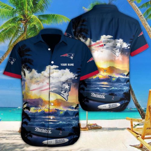 NFL New England Patriots Custom Hawaii Shirt Gift