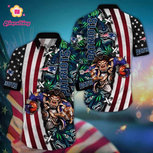 NFL New England Patriots Hawaii Shirt For Fans, Summer Shirts Gift