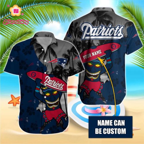 NFL New England Patriots Hawaiian Shirt Custom Gift