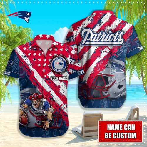 NFL New England Patriots Hawaiian shirt custom Q48242