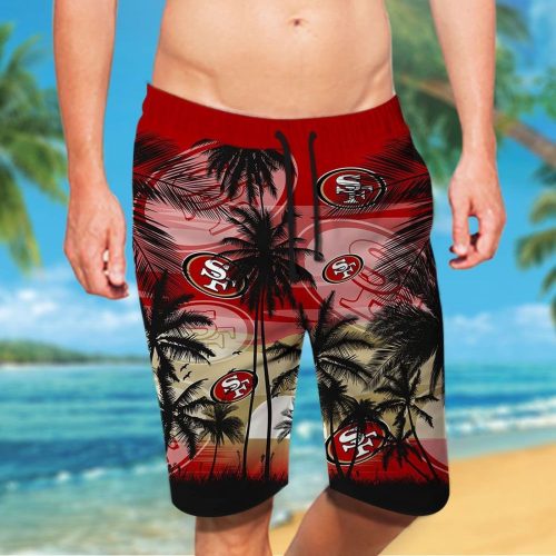 Nfl San Francisco 49Ers Tropical Hawaiian Shirt