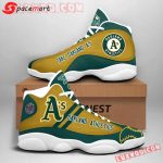 Oakland Athletics Air Jordan 13 Sneaker Custom For Fans  Unisex Shoes Gift