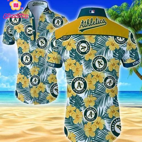 Oakland Athletics Hawaiian Shirt: Official MLB Merchandise for Fans