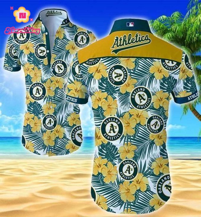 Oakland Athletics Hawaiian Shirt: Official MLB Merchandise for Fans