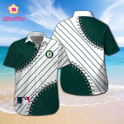 Oakland Athletics Hawaiian Shirt #2 – Official MLB Fan Gear