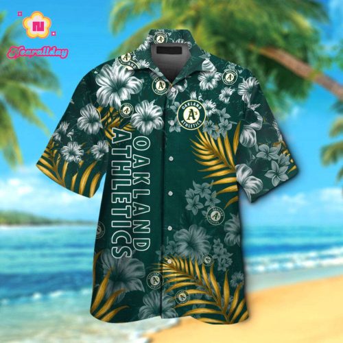 Oakland Athletics Hawaiian Shirt #4 – Official MLB Merchandise