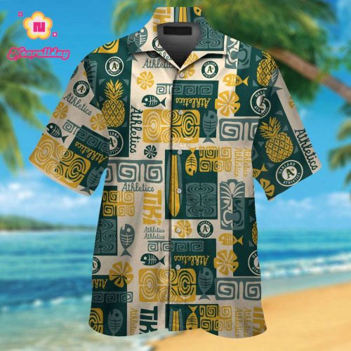 Oakland Athletics #9 Hawaiian Shirt: Official MLB Merchandise