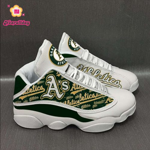 Oakland Athletics Jordan 13 Shoes G95- Unisex Shoes Gift- Unisex Shoes Gift