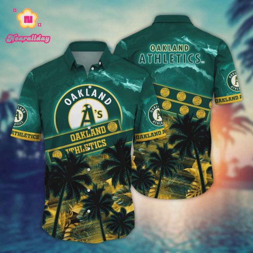 Oakland Athletics MLB Flower Hawaii Shirt - Official Team Merchandise