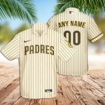 San Diego Padres Custom Hawaiian Shirt in Stripe Pattern – Padres Hawaiian Shirts