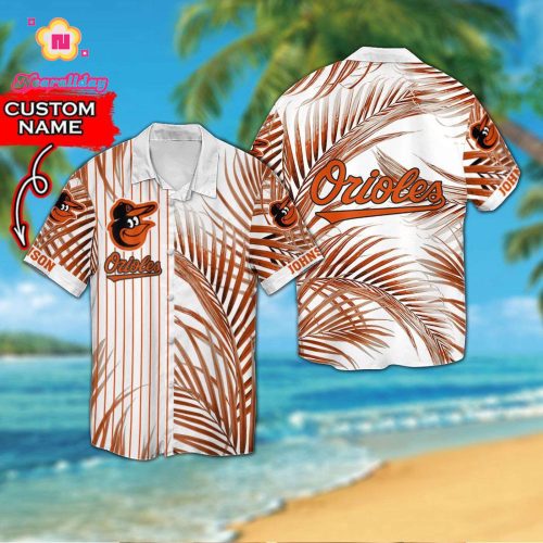 Custom Baltimore Orioles Hawaiian Shirt: Personalized MLB Fan Apparel