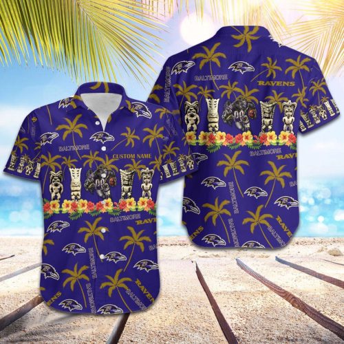 Personalized Baltimore Ravens Hawaiian Shirt