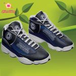 Personalized Cowboys Jordan Shoes, Custom Name Dallas Cowboys Jordan 13 For You And Your Family, NFL Dallas Cowboys Sneakers