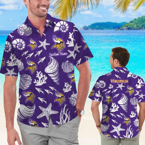 Personalized Minnesota Vikings Hawaiian Shirt