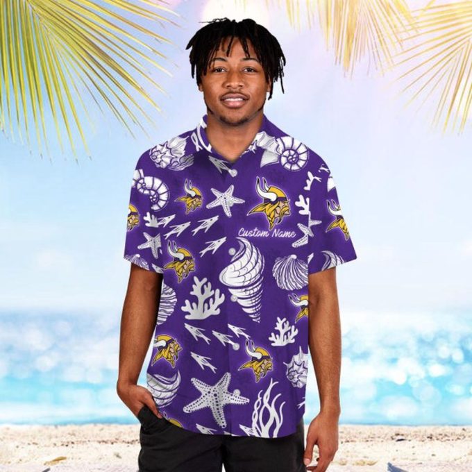 Personalized Minnesota Vikings Hawaiian Shirt