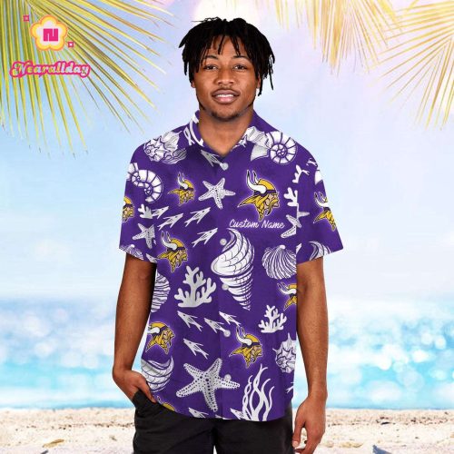 Personalized Minnesota Vikings Hawaiian Shirt