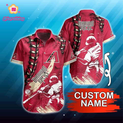 Custom Arizona Diamondbacks Hawaiian Shirt: Perfect Summer Attire for MLB Fans