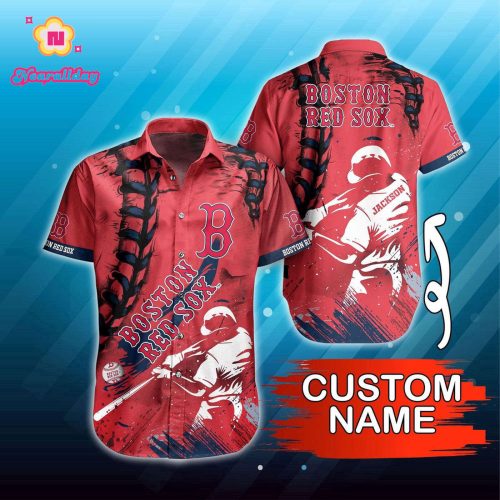 Custom Boston Red Sox Hawaiian Shirt - Perfect Summer Gear for Fans