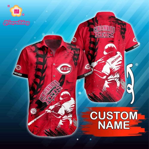 Custom MLB Cincinnati Reds Hawaiian Shirt: Perfect for Summer Fans