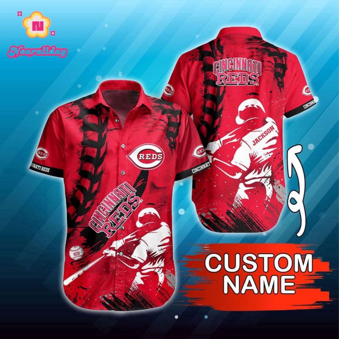 Custom MLB Cincinnati Reds Hawaiian Shirt: Perfect for Summer Fans