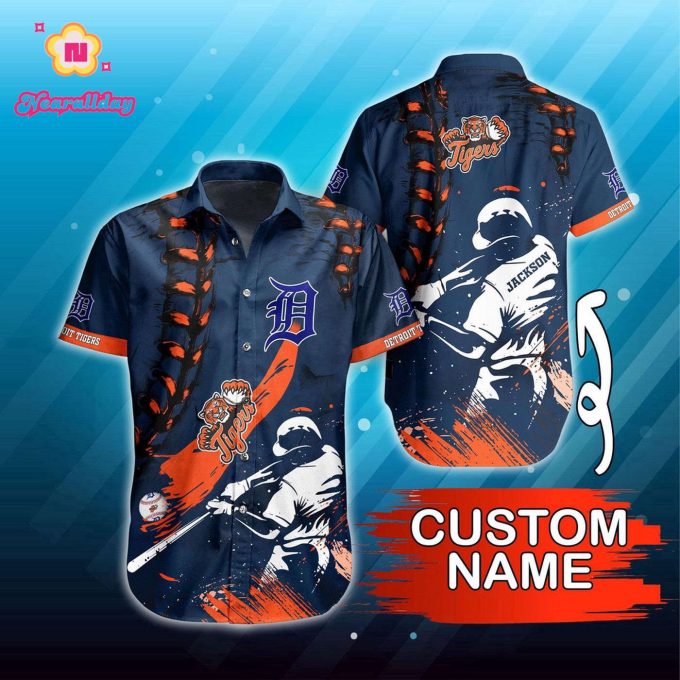 Custom Detroit Tigers Hawaiian Shirt: Perfect Summer Symphony for MLB Fans
