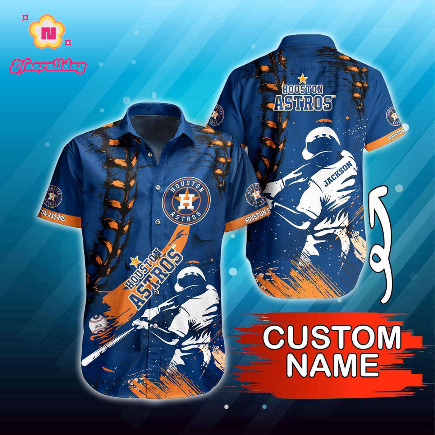 Custom MLB Houston Astros Hawaiian Shirt: Perfect Summer Style for Fans Custom MLB Houston Astros Hawaiian Shirt: Perfect Summer Style for Fans