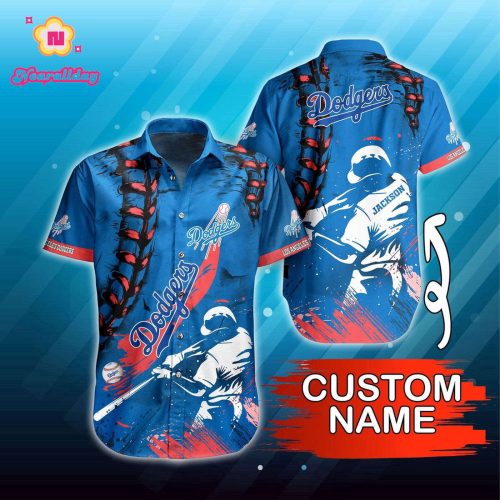 Custom MLB Los Angeles Dodgers Hawaiian Shirt: Perfect Summer Style for Fans