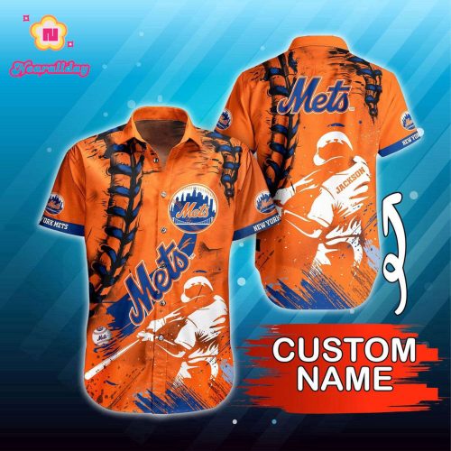 Custom MLB New York Mets Hawaiian Shirt: Summer Symphony for Fans