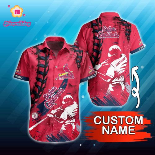 Custom MLB St Louis Cardinals Hawaiian Shirt - Perfect Summer Attire for Fans