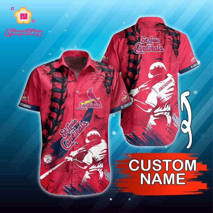 Custom MLB St Louis Cardinals Hawaiian Shirt – Perfect Summer Attire for Fans
