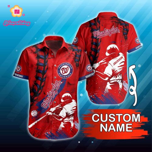 Custom Washington Nationals MLB Hawaiian Shirt - Summer Symphony for Fans