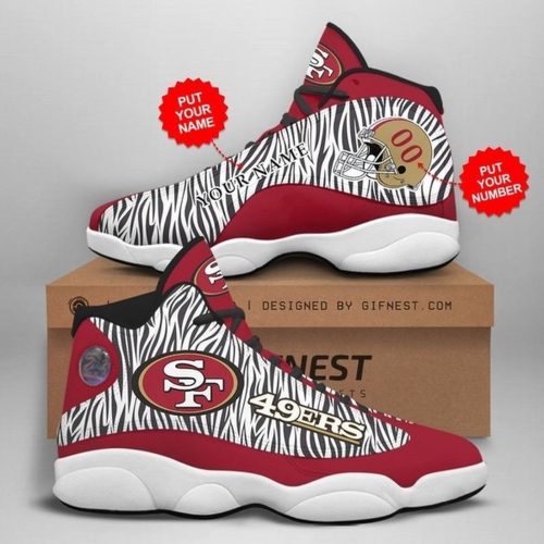 Personalized Name San Francisco 49ers Nfl Football Team Sneaker 3 For Lover Air Jordan 13 Shoes Men And Women