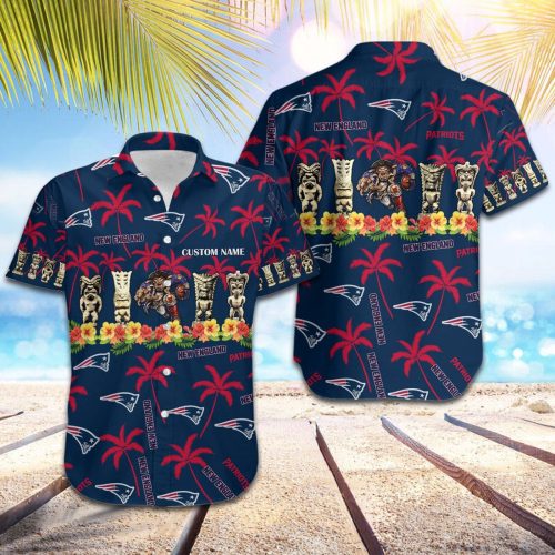Personalized New England Patriots Hawaiian Shirt