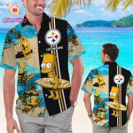 Personalized Pittsburgh Steelers & Simpsons Hawaiian Shirt