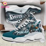 Philadelphia Eagles Air Jordan 13 Sneaker Custom For Fans Gift