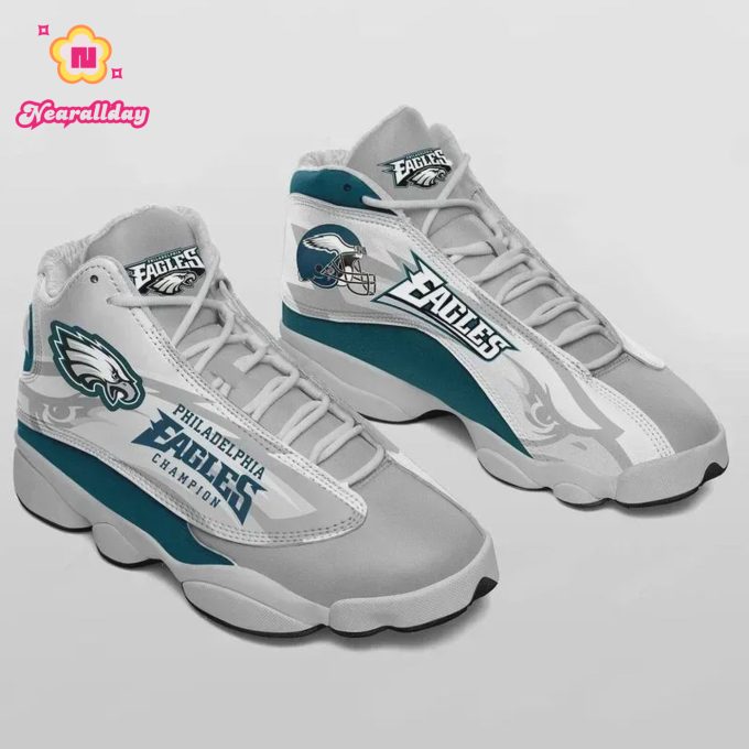 Philadelphia Eagles Air Jordan 13 Sneaker Custom For Fans Gift