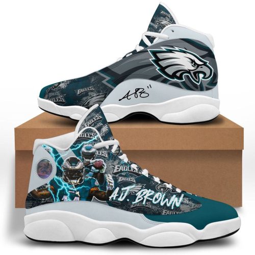 Philadelphia Eagles Air Jordan 13 Sneaker Custom For Fans Gift