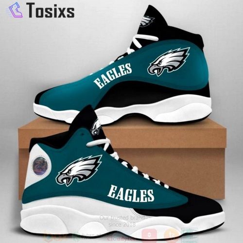 Philadelphia Eagles Air Jordan 13 Sneaker Custom For Fans Gift