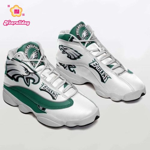Philadelphia Eagles Air Jordan 13 Sneaker Custom For Fans Gift