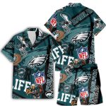 Philadelphia Eagles Hawaiian Shirt Full Set 1